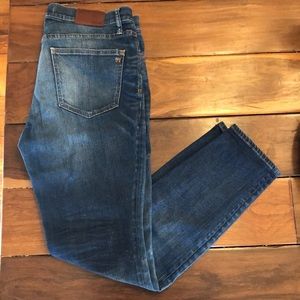 Madewell distressed skinny skinny jeans size 31